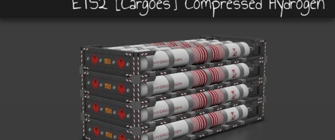 Trailer Compressed Hydrogen Cargoes [1.41.x]  Eurotruck Simulator mod