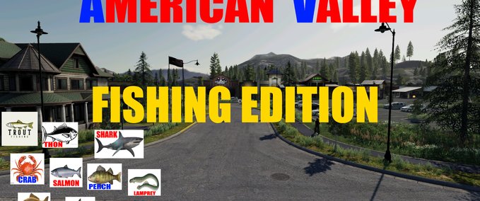 Maps American Valley Fishing Edition Landwirtschafts Simulator mod