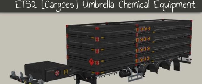 Trailer Umbrella Chemical Equipment [1.41.x] Eurotruck Simulator mod