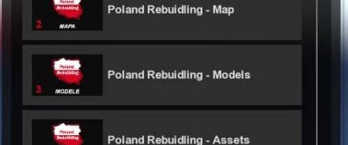 Maps Poland Rebuilding Addons [1.41.x] Eurotruck Simulator mod