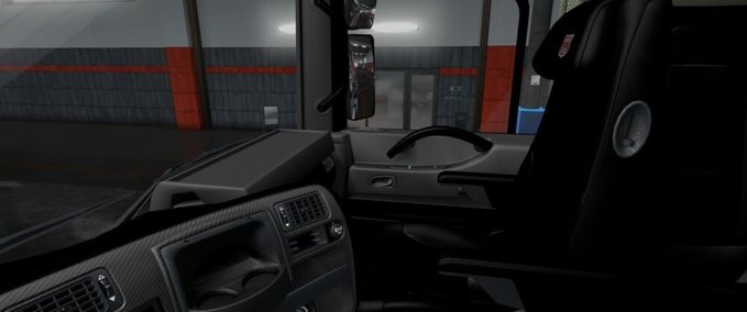 Trucks Renault Magnum Schwarzes Interieur 1.41.x Eurotruck Simulator mod