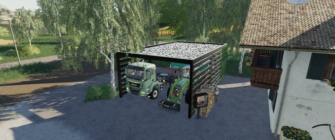 Gebäude Carport Landwirtschafts Simulator mod