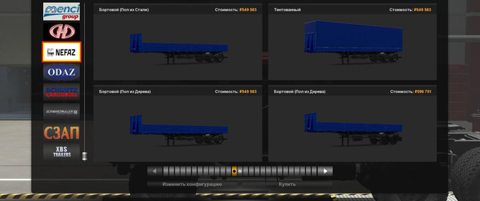 Trailer NEFAZ 9334 Anhängerpaket [1.41.x] Eurotruck Simulator mod