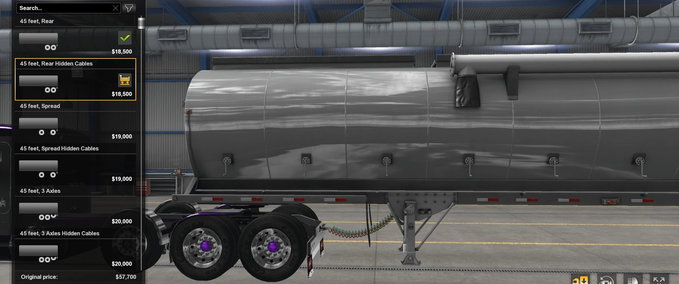 Trailer Besitzbare SCS Anhänger diverse Unterbodenanhängerkabel  American Truck Simulator mod
