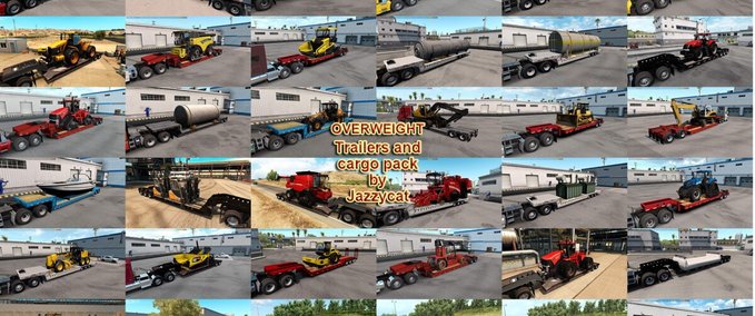Overweight Trailers and Cargo Pack v4.6.1 [1.41.x] Mod Image