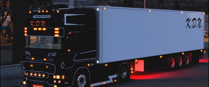 Trucks Scania KDN +Anhänger [1.41.x] Eurotruck Simulator mod