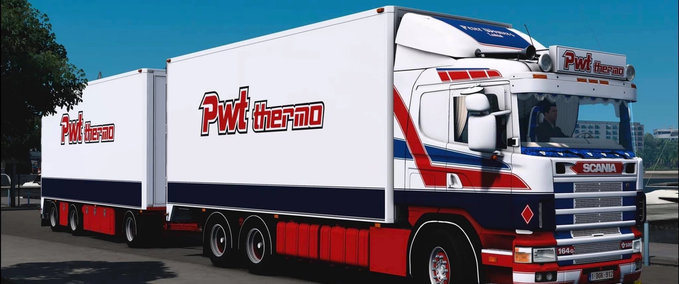 Trucks Scania PWT 164 + Anhänger [1.41.x] Eurotruck Simulator mod
