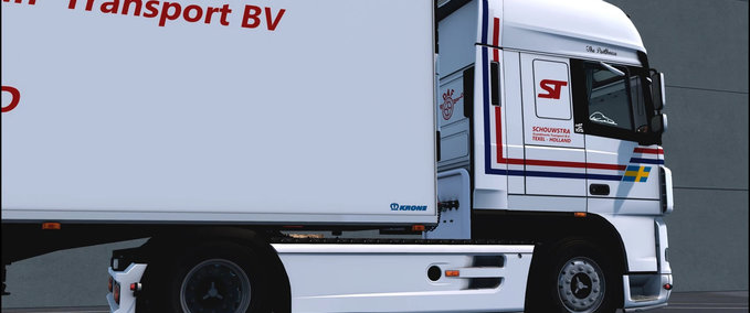 Trucks DAF XF 105 + Anhänger ”Jelle Schouwstra" [1.41.x] Eurotruck Simulator mod