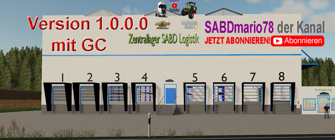 FS19_SABD_LagerModern V1.0.0.0 Mod Image