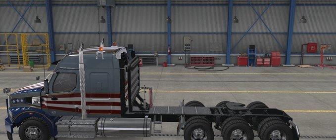 Trucks Western Star 49X Tri Drive  American Truck Simulator mod