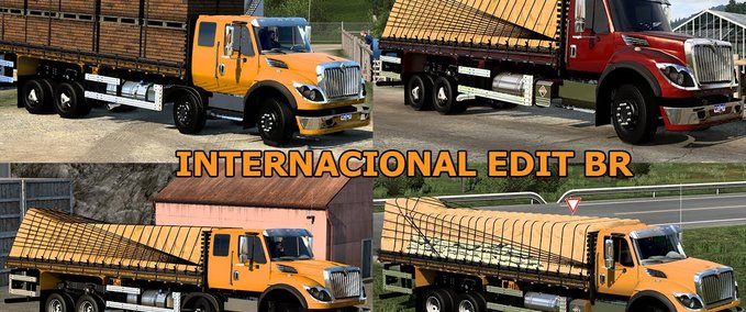 Trucks INTERNACIONAL WORKSTAR EDIT BR-TRUCK/BITRUCK [1.41.x]  Eurotruck Simulator mod
