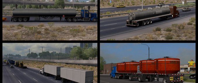 Trailer Originale SCS Anhänger im Straßenverkehr [1.41.x] American Truck Simulator mod