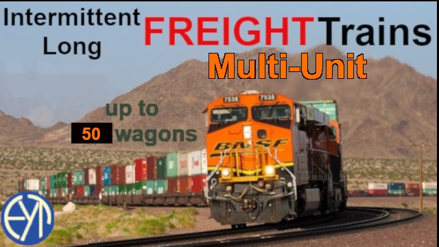Intermittent Long MU FREIGHT Trains (up to 50 wagons) thumbnail 3