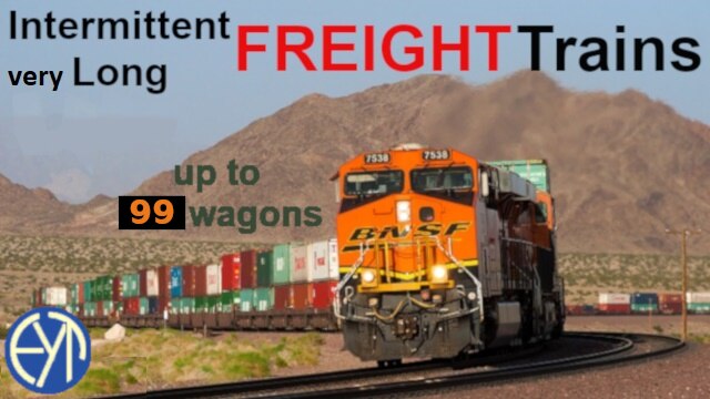 Intermittent very long FREIGHT Trains (up to 99 wagons) thumbnail 3