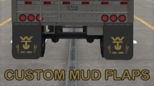 Custom Trailer Mud Flaps v1.1 thumbnail 11