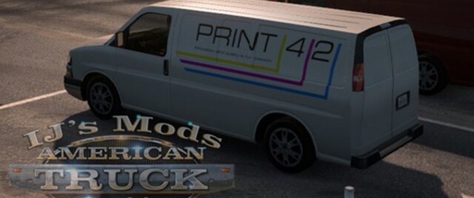 Trucks SCS Stock Company Vans [1.40 - 1.41] American Truck Simulator mod