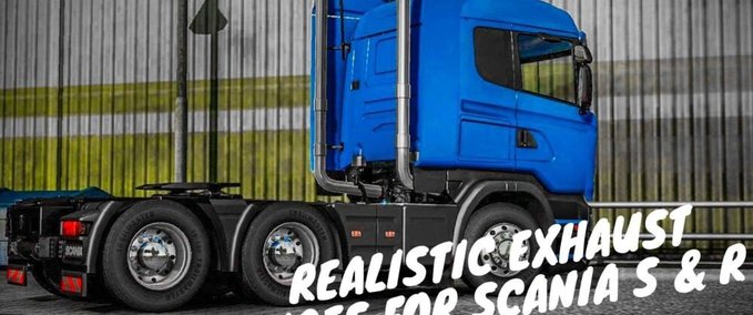 Trucks Scania S & R Realistic Exhaust Pipes (1.41.x) Eurotruck Simulator mod