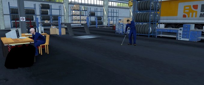 Mods Erweiterte Garage  Eurotruck Simulator mod