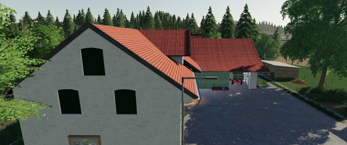 Gebäude Eckschuppen Landwirtschafts Simulator mod