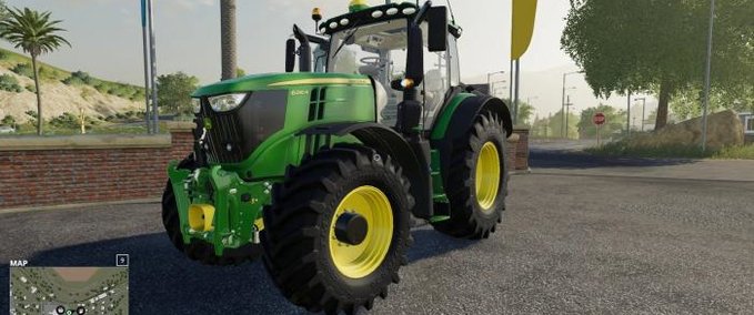 FS19: John Deere 6R v 1.0.0.1 6000er Mod für Farming Simulator 19