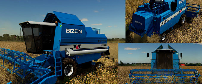 Selbstfahrer Bizon BS Z110 Landwirtschafts Simulator mod