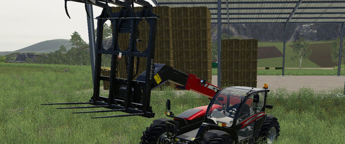 Frontlader GT162000GR Ballengabel Landwirtschafts Simulator mod