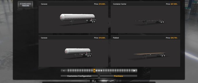 Trailer Besitzbarer Gas Tanker [1.42] American Truck Simulator mod