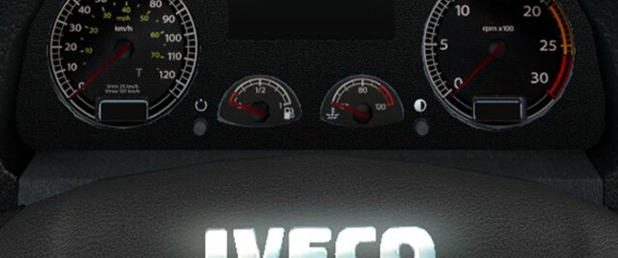 Trucks Iveco Stralis HD Gauges [1.42] Eurotruck Simulator mod