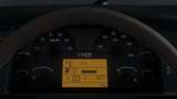 Volvo FH16 2009 Realistic Dashboard Computer - Schwarz auf Orange 1.42 Mod Thumbnail