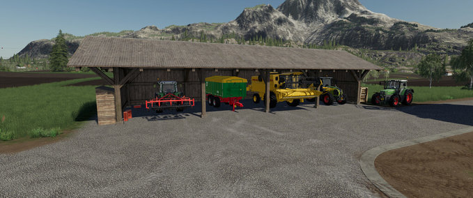 Gebäude Holzschuppen Landwirtschafts Simulator mod