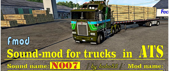 Trucks LKW Sound-N007 (1.41.x) American Truck Simulator mod
