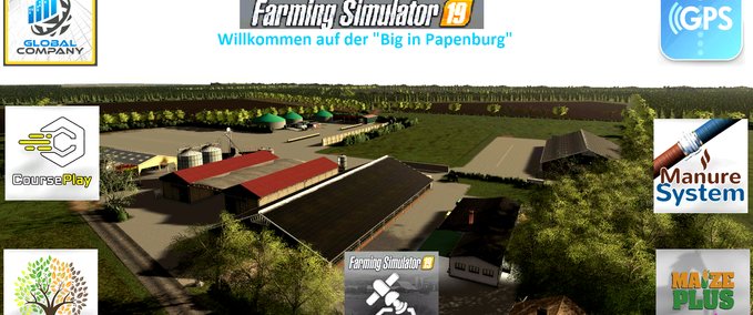 4fach Maps Big in Papenburg Landwirtschafts Simulator mod