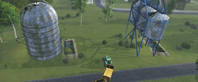 Silo Set, platzierbar und transportierbar Mod Image