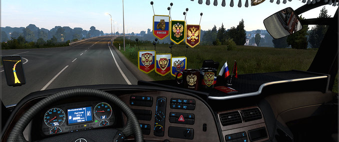 Interieurs Addon Russia Eurotruck Simulator mod