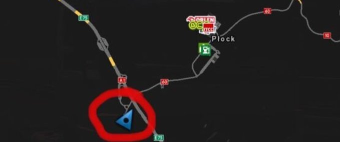 Maps Base in Płock 1.41  Eurotruck Simulator mod