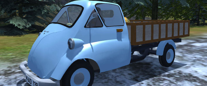 PKWs Isetta Carro 1959 Skiregion Simulator mod