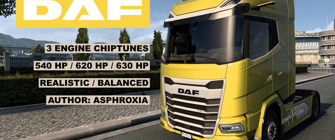 Trucks DAF 2021 Chiptuned MX-13  Eurotruck Simulator mod