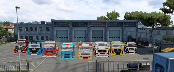 Trucks FORMULA TRUCK - 10 LKWs in einem Mod [1.42] Eurotruck Simulator mod