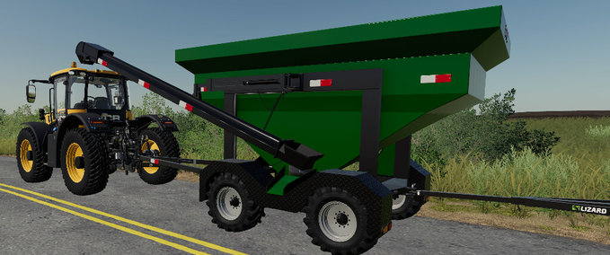 Überladewagen Lizard ST16000 Saatgut-Überladeanhänger Landwirtschafts Simulator mod