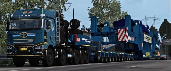 Trailer [ATS] Mega Trafo Transport (1.42)  American Truck Simulator mod