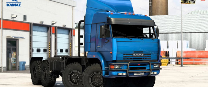 Trucks KamAZ 6460-65221 Market (1.42.x)  Eurotruck Simulator mod