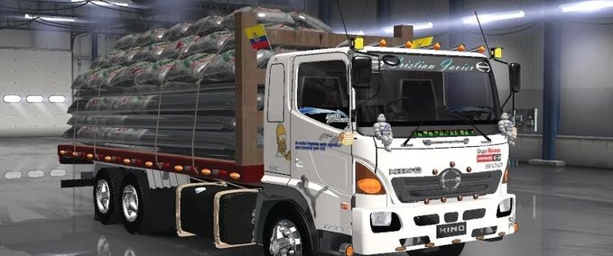Trucks Hino 500 Truck Mod by Javier Toapanta [1.42] American Truck Simulator mod