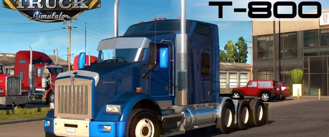 Trucks Kenworth T800 by Angel [1.42] American Truck Simulator mod