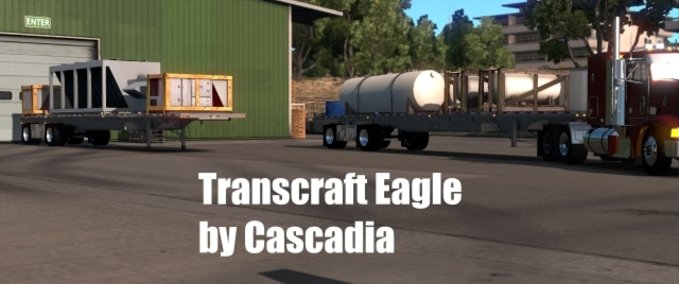 Trailer Transcraft Eagle by Cascadia 1.42 American Truck Simulator mod