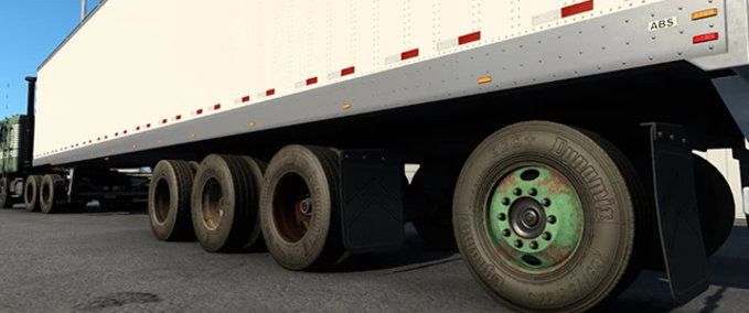 Trucks Schmutzige Reifen und Felgen Paket 2in1 [1.42] American Truck Simulator mod