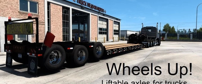 Trucks Wheels Up  American Truck Simulator mod