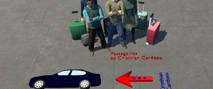 Mods Passagier Mod für Autos Eurotruck Simulator mod