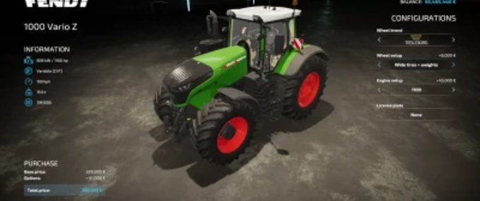 Fendt Fendt Vario 1000 Turbo Landwirtschafts Simulator mod