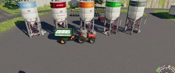 Gebäude Silo-Paket Platzierungssilo Landwirtschafts Simulator mod