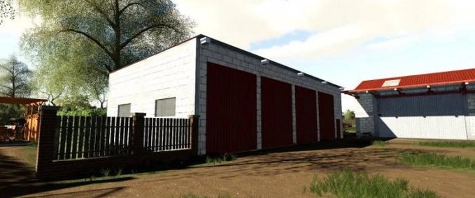 Placeable Objects Garage For Machines Farming Simulator mod